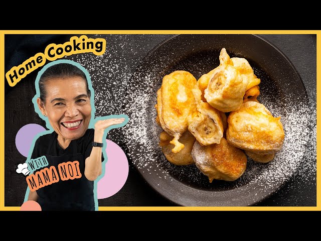 The crispiest, fluffiest banana fritters | Mama Noi's Easy Thai Dessert Recipe | Marion's Kitchen