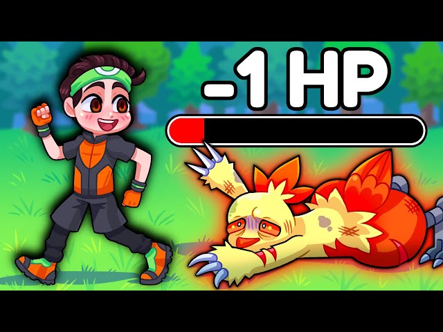 Pokemon but every step my team loses 1HP