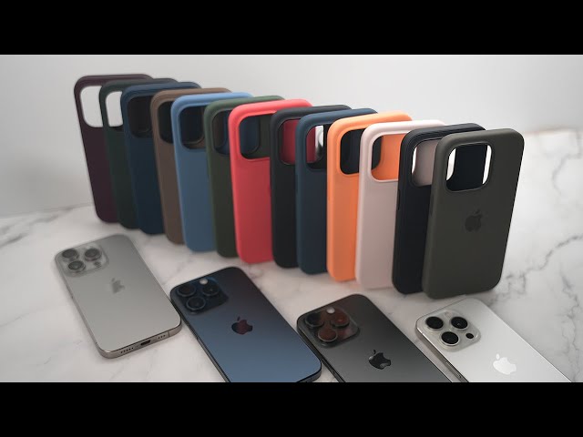 Every iPhone 15 Silicone/Woven Cases on All iPhone 15 Pro Colors!