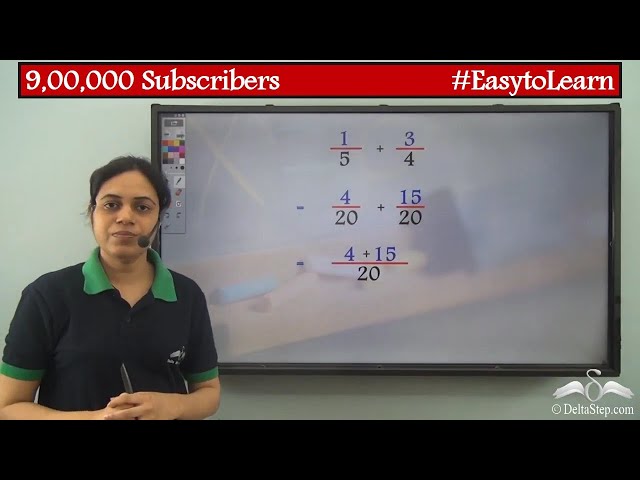 Add and Subtract Unlike fractions | Fractions | Class 5 |  ICSE