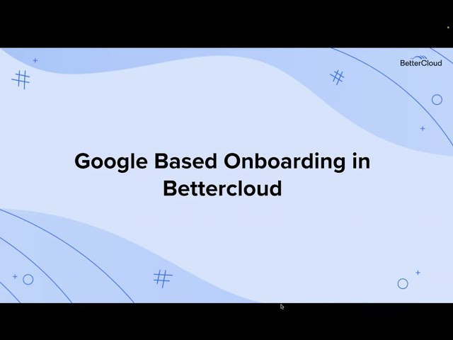 Automate Your Google Workspace (G Suite) Employee Onboarding with BetterCloud