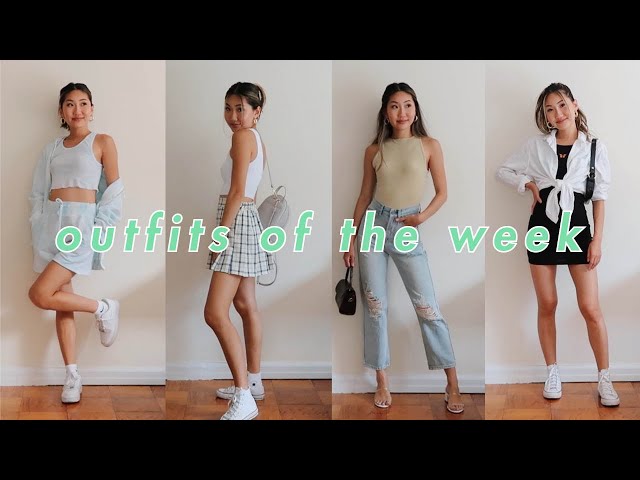 SUMMER OUTFITS OF THE WEEK 🍓 | comfy & casual looks