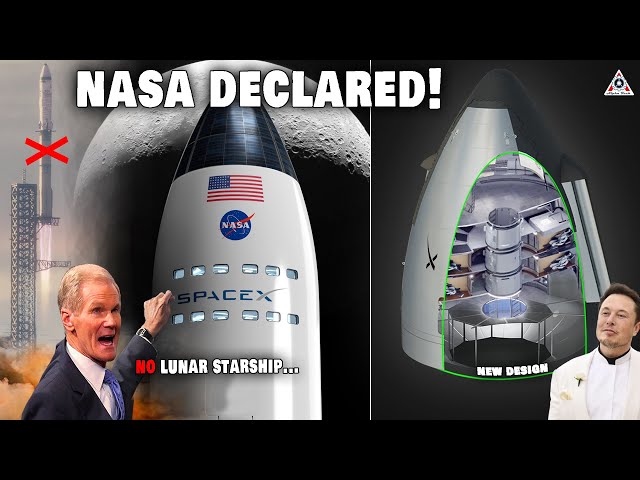 NASA declared "No Lunar Starship landing" but SpaceX just shocked NASA with new HLS Starship design