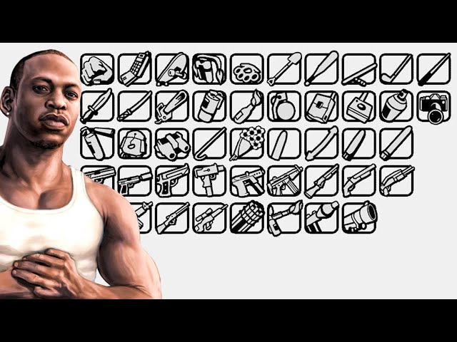 How to get all Weapons in GTA San Andreas (All Locations)