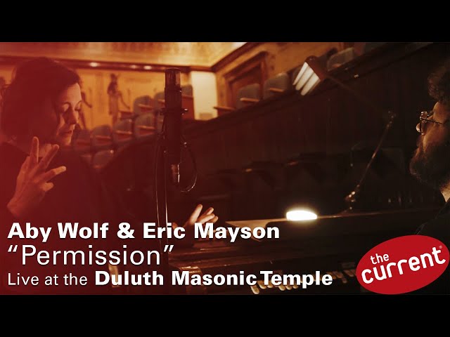 Aby Wolf and Eric Mayson perform "Permission" at the Duluth Masonic Temple