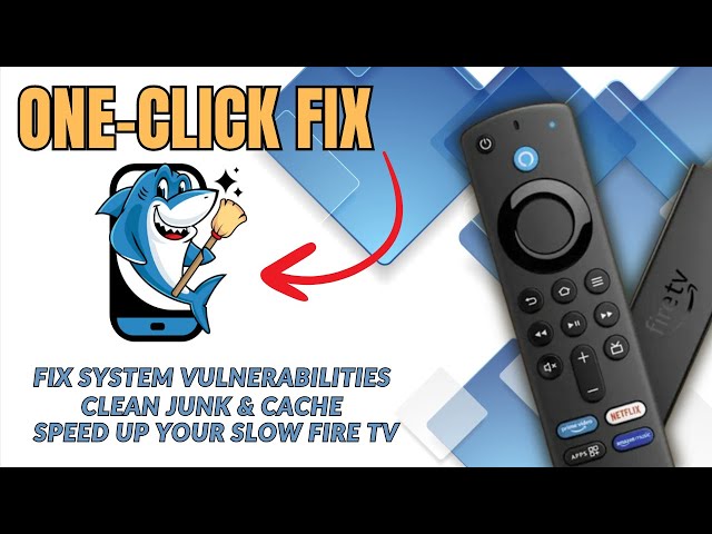 BEST APP FOR THE FIRESTICK! ONE CLICK PERFORMANCE BOOSTER - CLEANSHARK