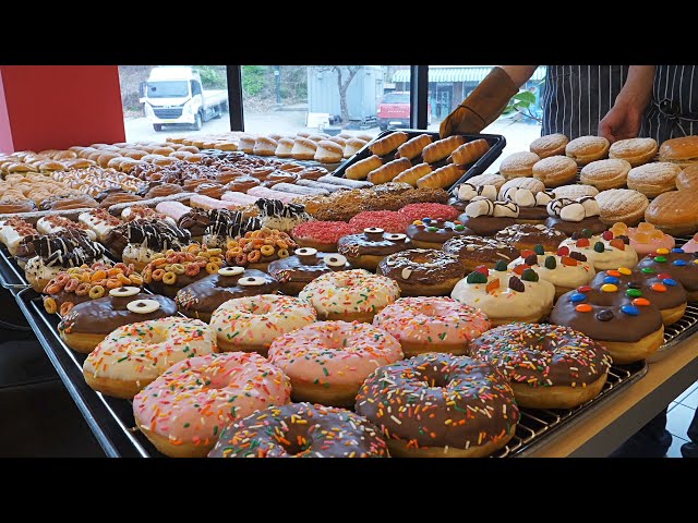 10,000 are sold every day? Crazy Quality! American Style Handmade Donuts / Korean street food