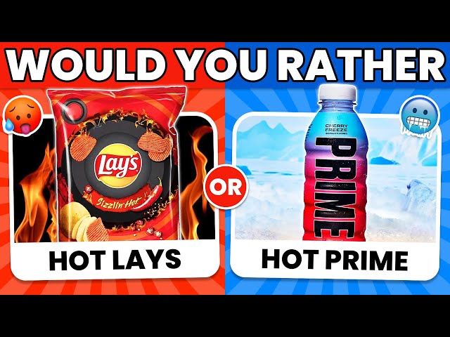 Would You Rather...? HOT or COLD Food Edition 🥵🥶