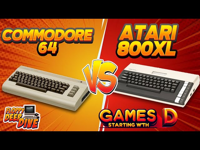 C64 vs Atari 800XL - Top 'D' Games Compared!