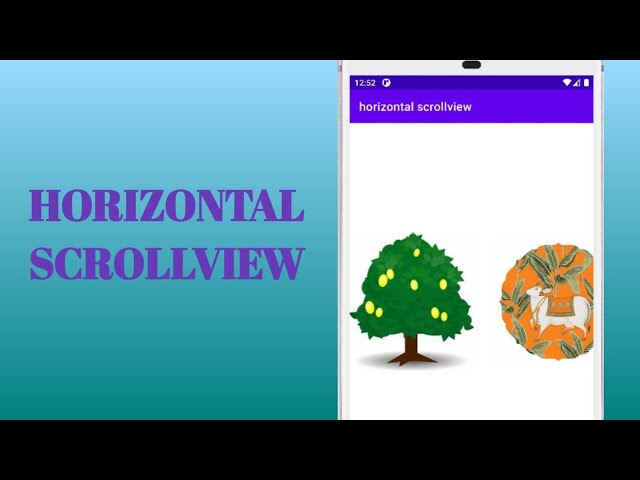 How to create horizontal scrollview in android | scroll view in android | horizontal scrollview 😍👍