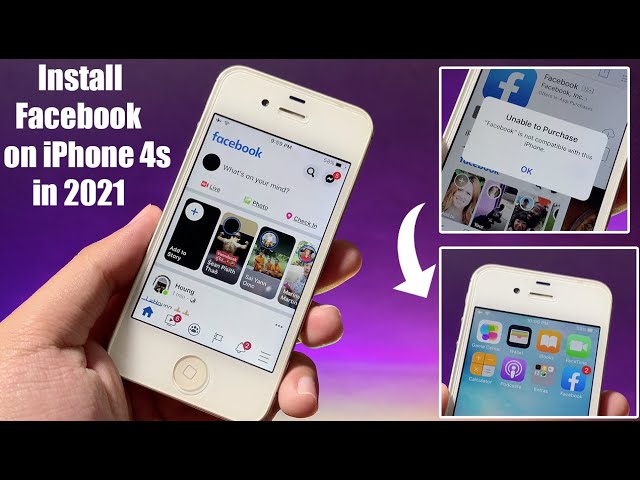 How to Install Facebook on iPhone 4s in 2021 - Unable to Purchase on iPhone 4s