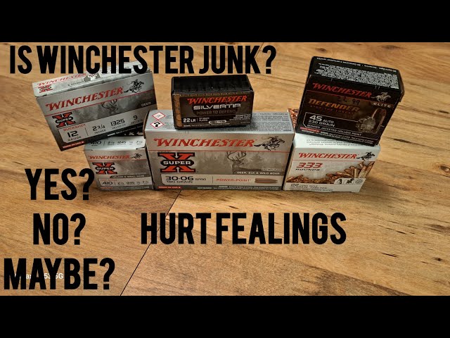 Is Winchester Ammunition Trash? YES & NO!