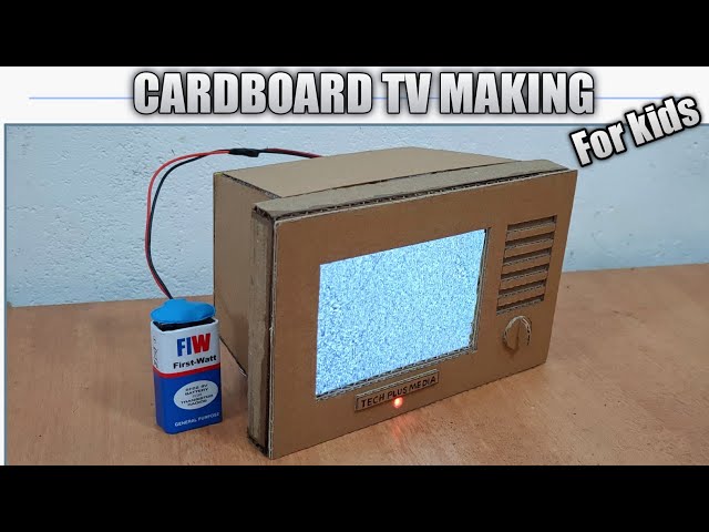How to make a cardboard TV |DIY|