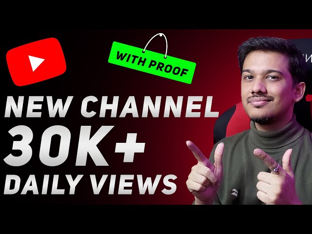How To Get More Than 30K Views Daily On New Youtube Channel