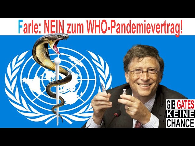Farle: NEIN zum WHO-Pandemievertrag!