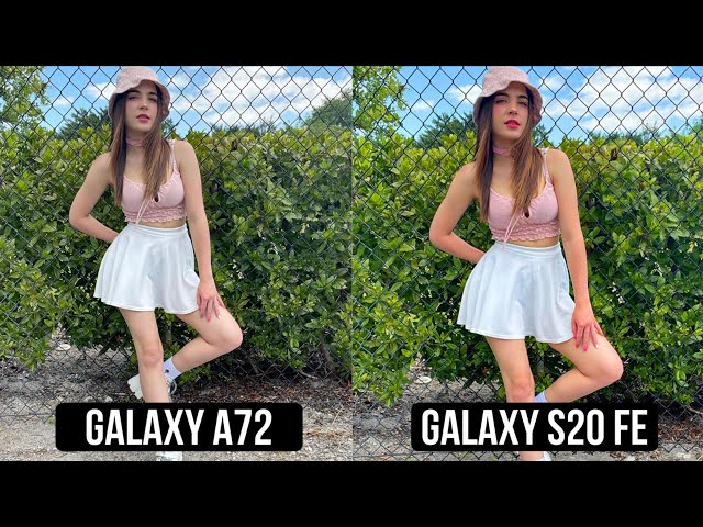 Samsung Galaxy A72 vs Samsung Galaxy S20 FE Camera Test