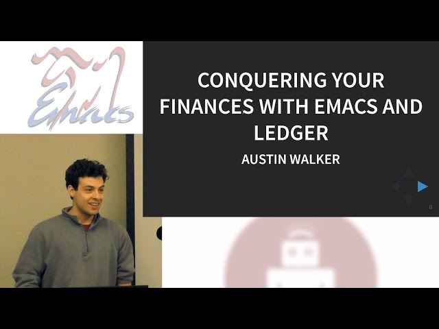 Conquering Your Finances with Emacs and Ledger