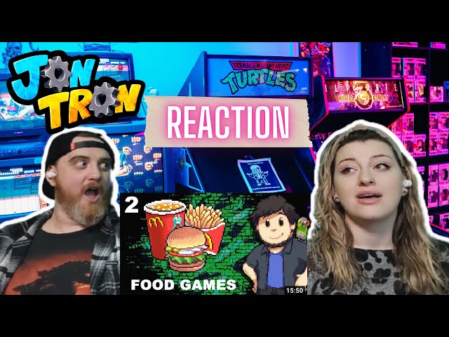 Food Games (PART 2) @JonTronShow | HatGuy & Nikki react