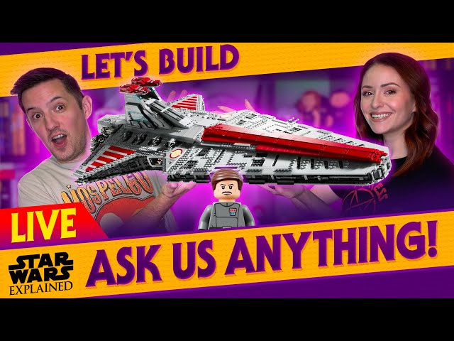 WE'RE BACK - Ask Us Anything While We Build the LEGO Venator!