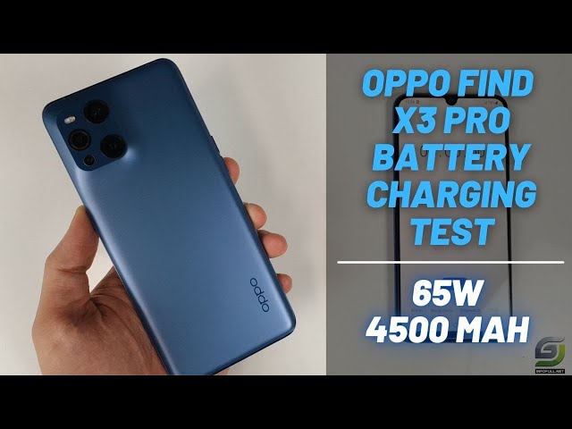 Oppo FInd X3 Pro Battery Charging test 0% to 100% | SuperVOOC Flash Charge 65W
