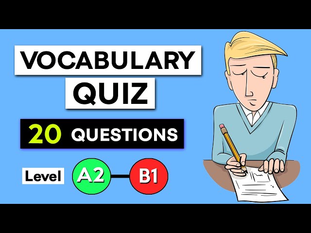 English Vocabulary Quiz | Essential English Words Part 2
