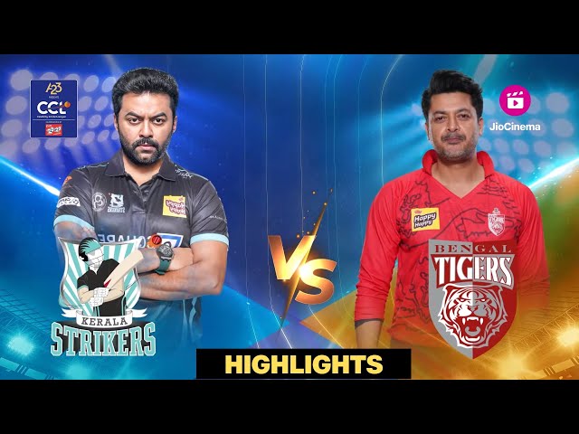 Jisshu Sengupta's Bengal Tigers Huge Win Against Kerala Strikers | Celebrity Cricket League