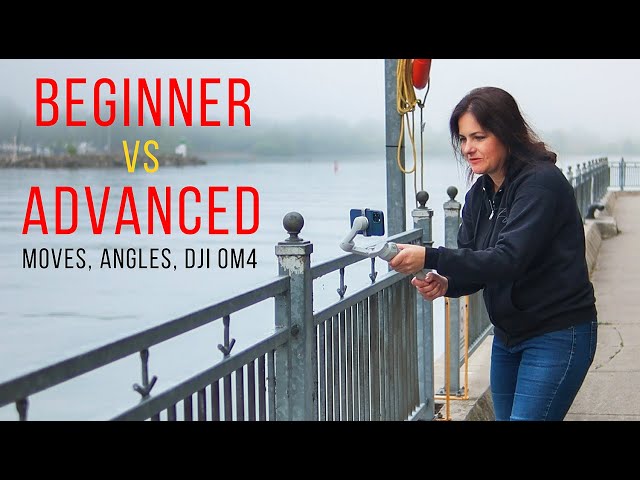 Beginner VS Advanced cinematic B-roll with smartphone gimbal | DJI OM4 | tutorial for beginners