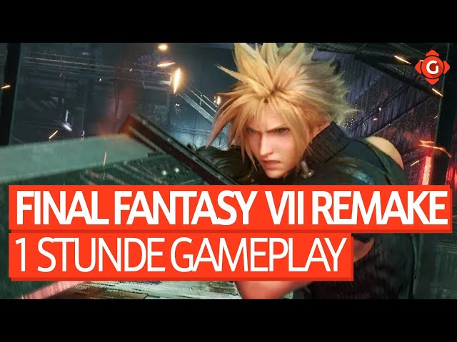 Final Fantasy 7 Remake - 1 Stunde aus Kapitel 3! [Spoiler] | Live-Zocksession