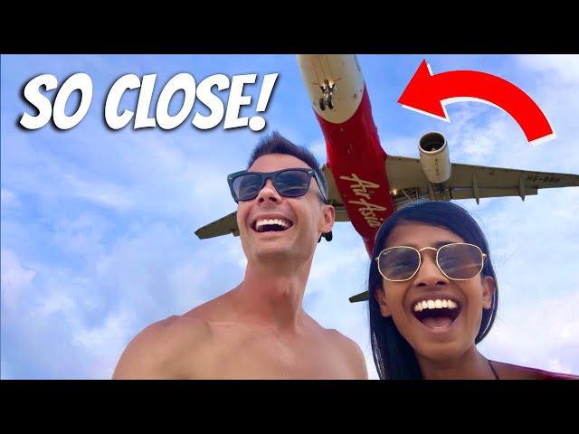 VERY LOW PASS! FAMOUS Airplane Beach in Thailand (Bucket List Travel)