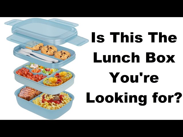 Lunch Bento Box 3 Layer By LAMPMELY Unboxing & Review