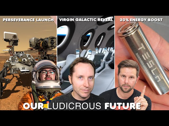 Mars Perseverance Launches, Tesla 20% Battery Increase, Virgin Galactic Reveal  - Ep 95