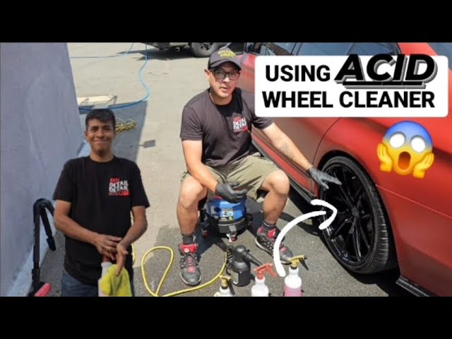 Using Acid Wheel Cleaner For Amazing Before and After Results