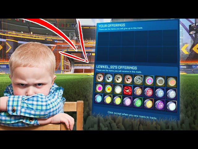 I went Undercover as a Noob trader in Rocket League!