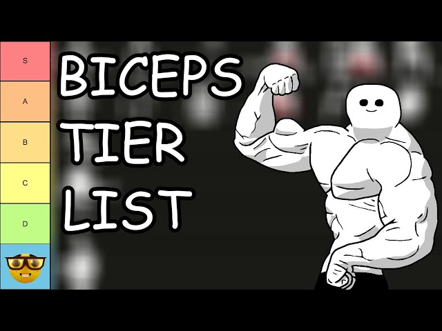 Biceps Exercise Tier List (Simplified)