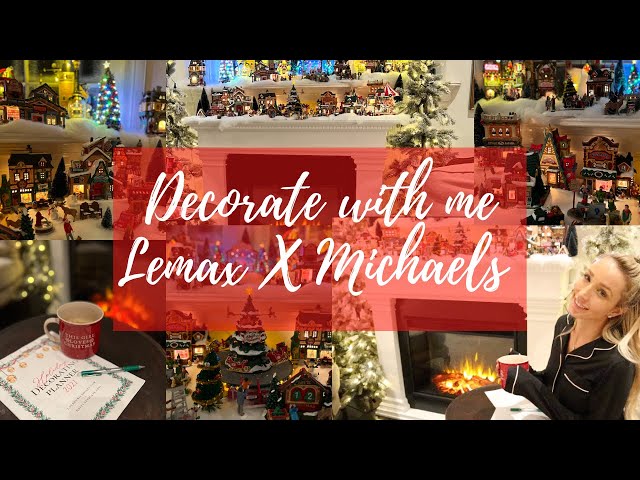 CHRISTMAS DECORATE WITH ME 2021 // LEMAX VILLAGE // Lauren Nicholsen