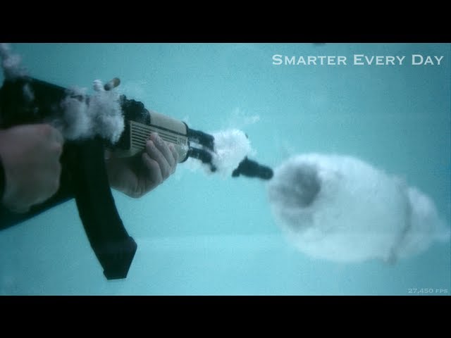 AK-47 Underwater at 27,450 frames per second (Part 2) - Smarter Every Day 97