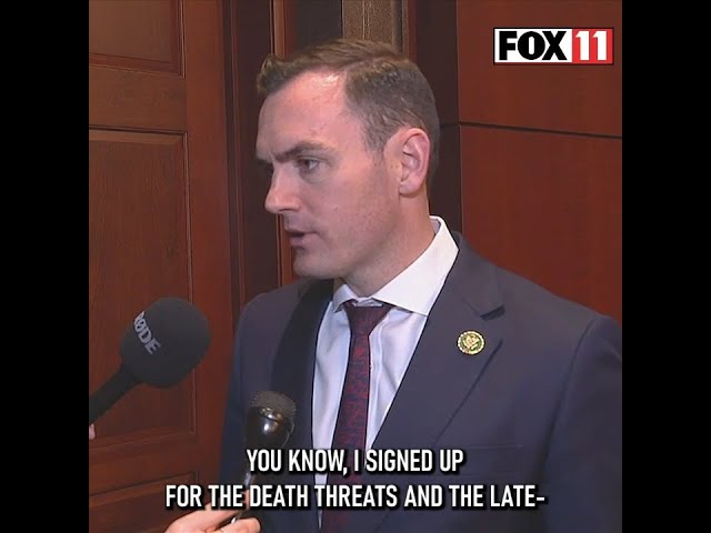 Outgoing congressman says he's received death threats