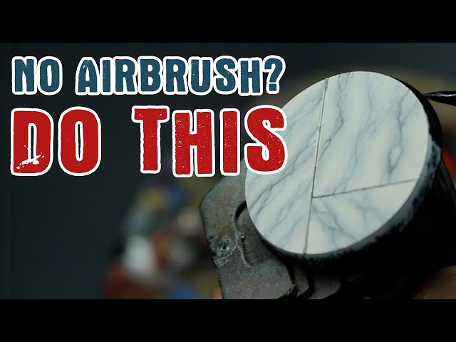 Marble Base With NO Airbrush | Warhammer 40k Base