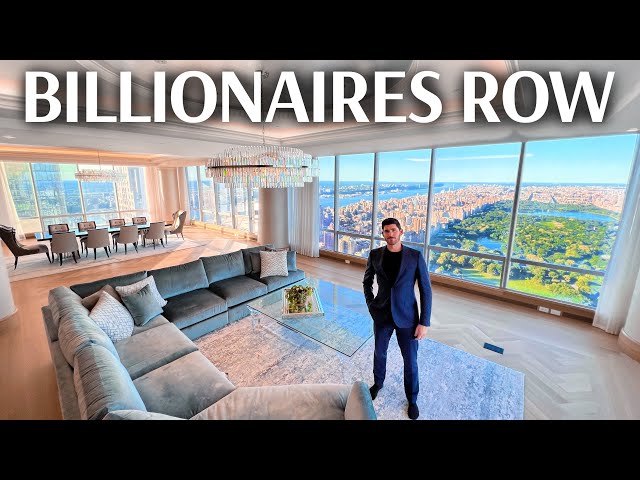 Living in a $45,000,000 NYC Penthouse Apartment on Billionaires' Row