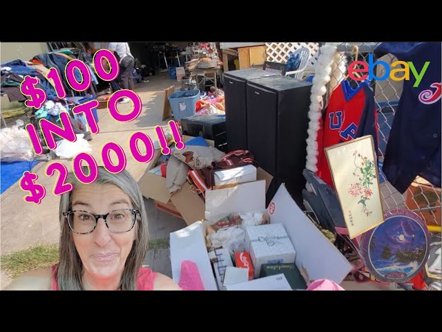 The Mother of All Yard Sales! Turning $100 into $2000 Thrift With Me