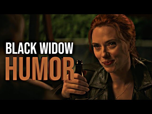 black widow humor | it's a fighting pose!