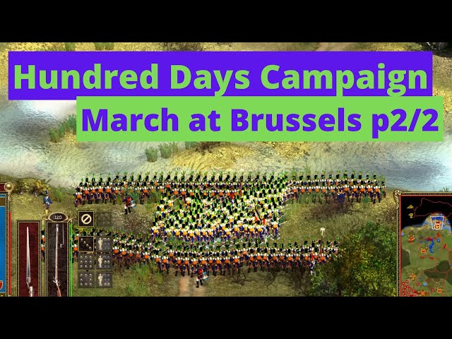 Cossacks 2 The Hundred Days Campaign: March at Brussels | Very Hard | Part 2/2