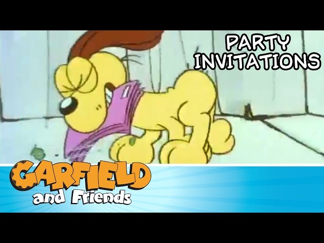 Party Invitations - Garfield & Friends