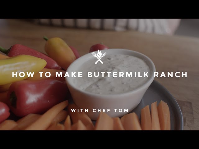 How to Make Buttermilk Ranch Dressing