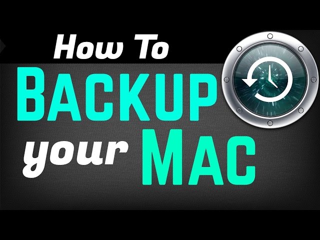 How to Backup a Mac with Time Machine