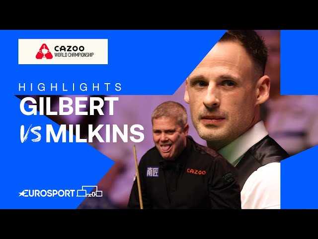 Into The Last 8! 👏 | David Gilbert vs Robert Milkins | 2024 World Snooker Championship Highlights