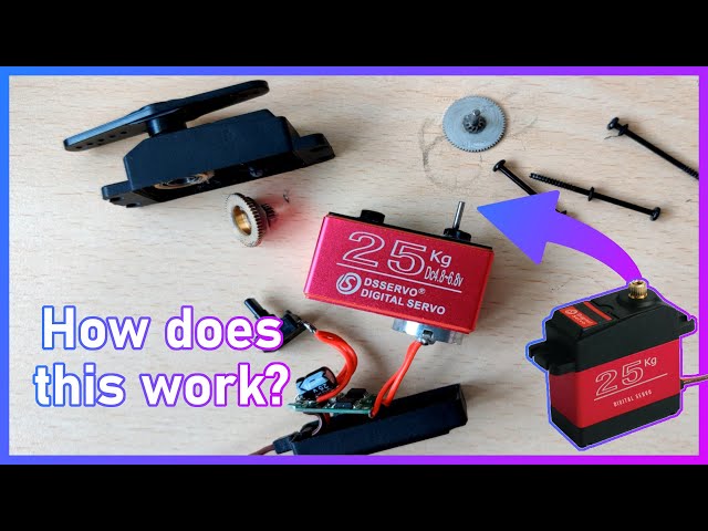 Taking apart a 25Kg Servo Motor | How does a Servo work?