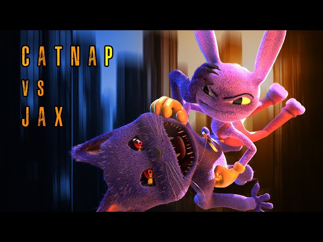 Jax VS CatNap  in Real life/ Digital circus vs. Poppy PlayTime 3 / Movie