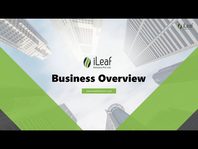 iLeaf Solutions Intro Video