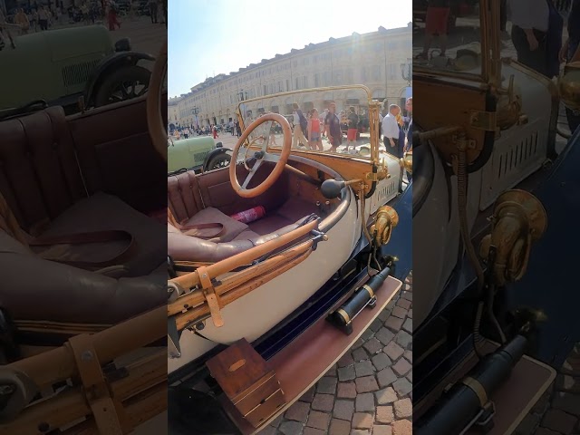 Classic Car. Delage AB8 1913. Walkaround in Turin, Torino, Italy